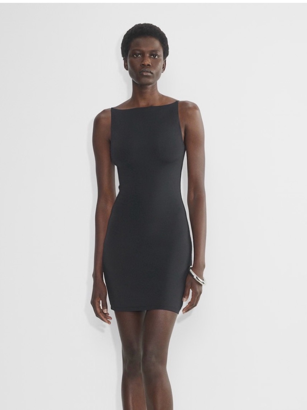 Aritzia Original Contour Svelte Dress Black Mini Dress